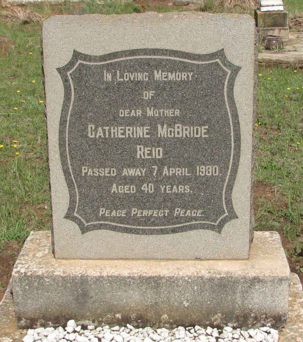 REID Catherine McBride -1930