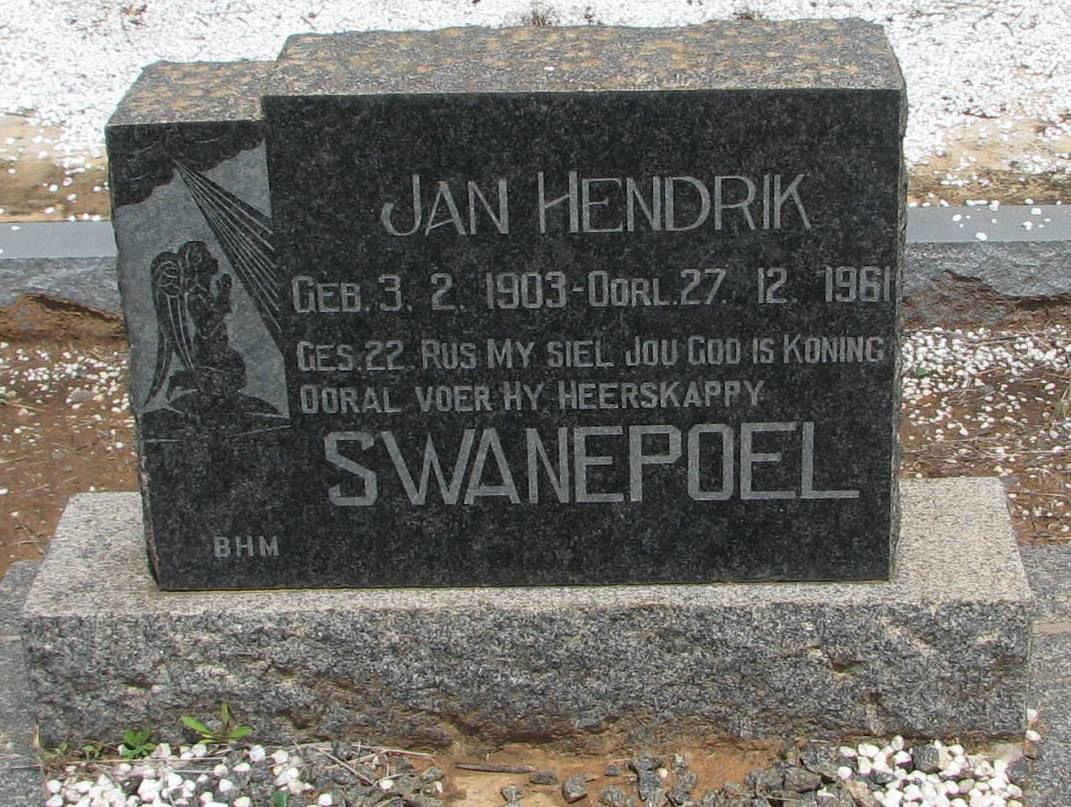 SWANEPOEL Jan Hendrik 1903-1961