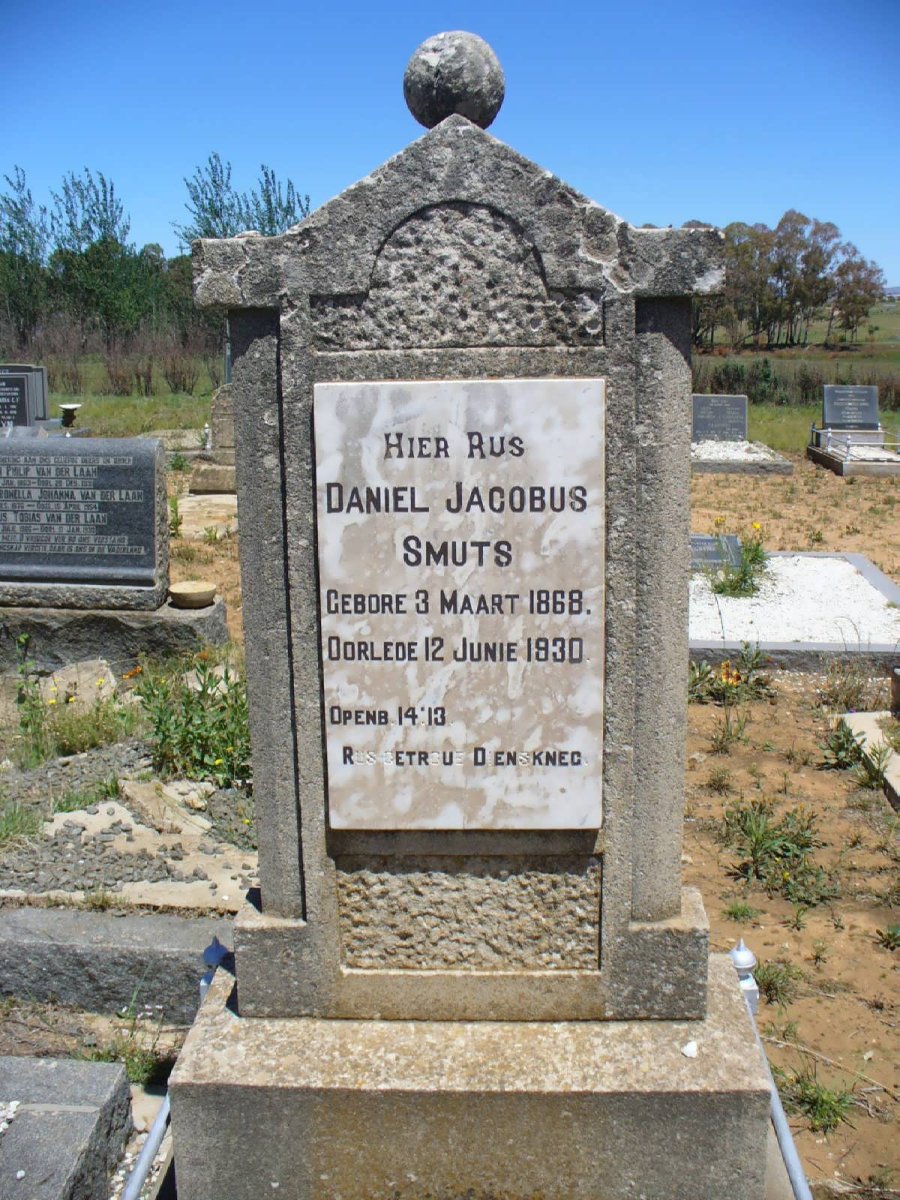 SMUTS Daniel Jacobus 1868-1930