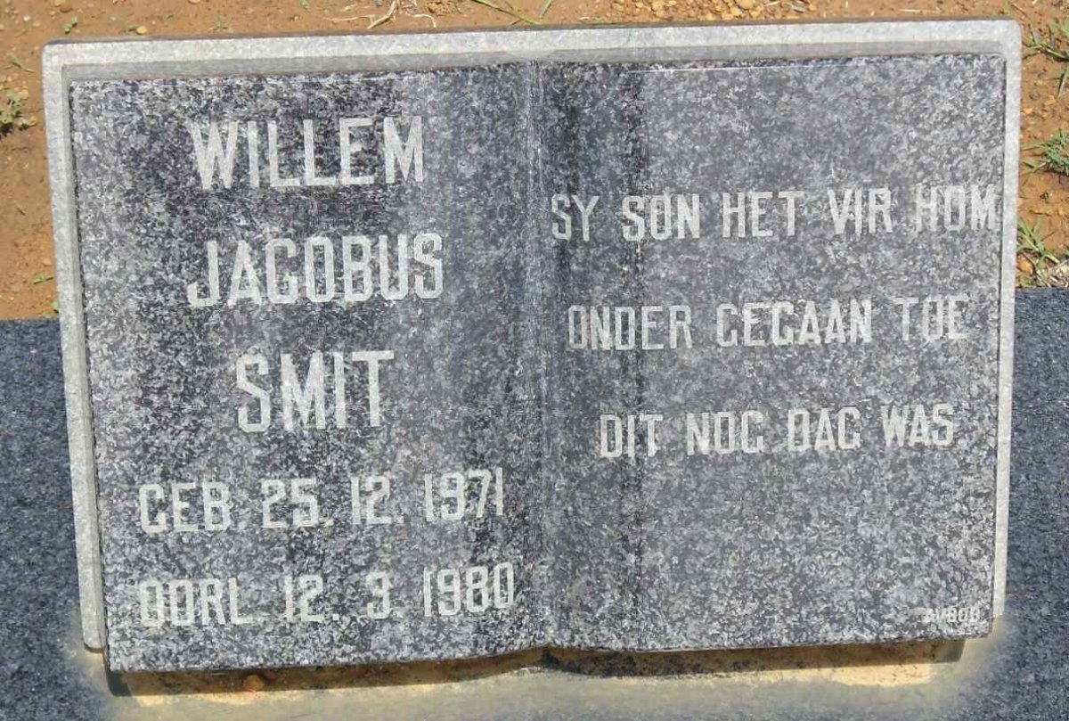 SMIT Willem Jacobus 1971-1980