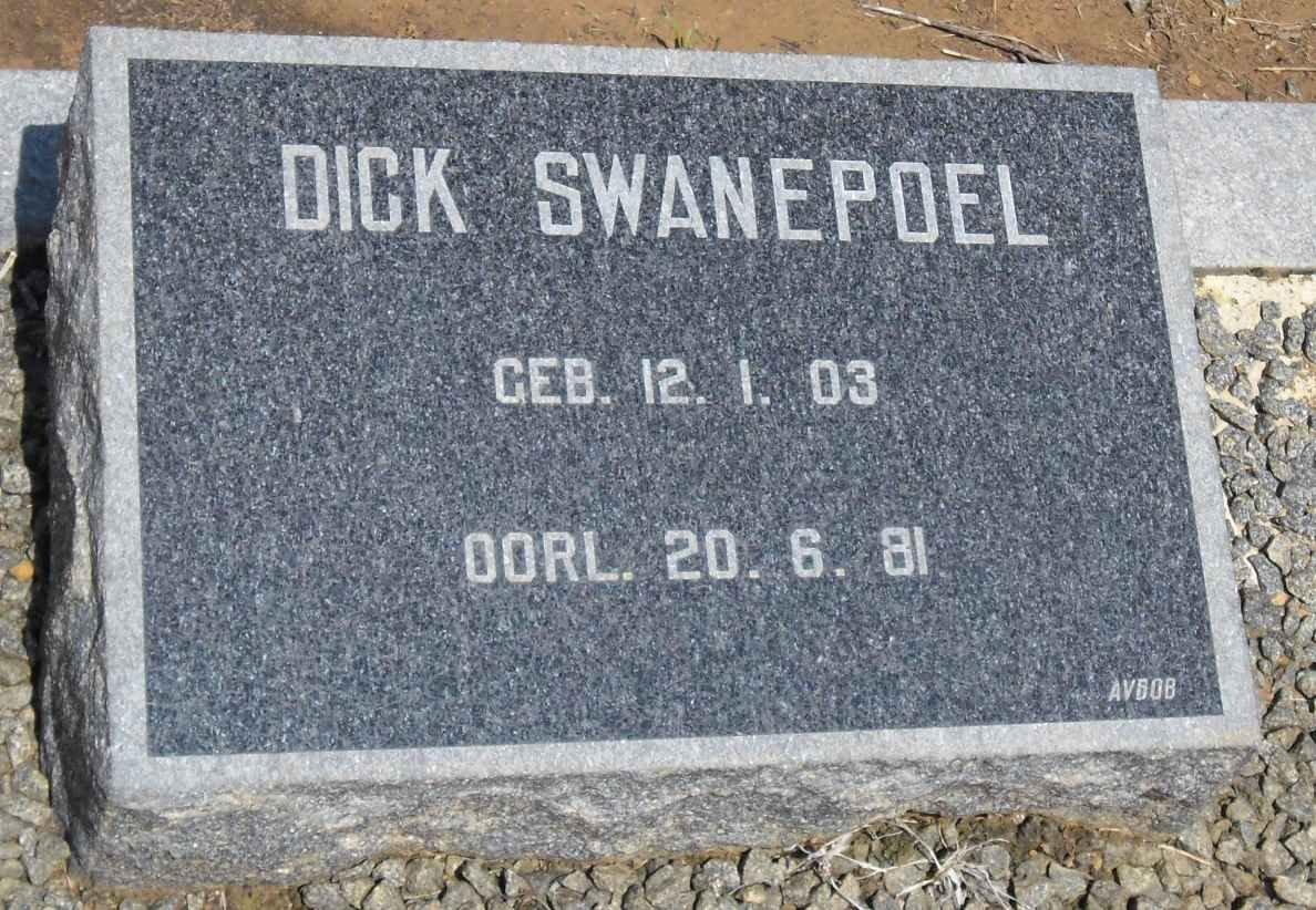 SWANEPOEL Dick 1903-1981