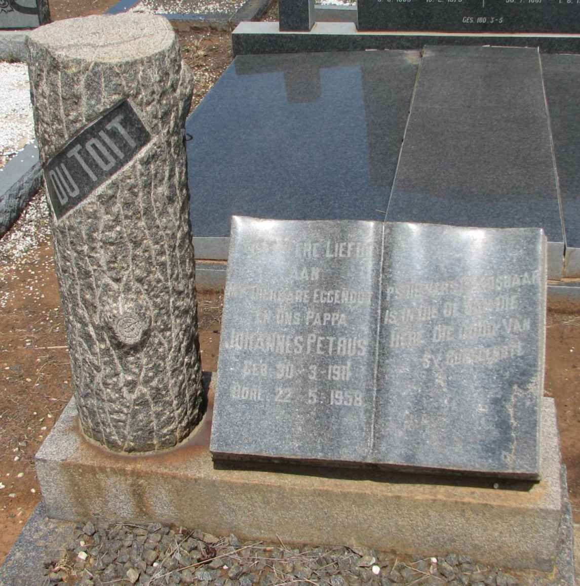 TOIT Johannes Petrus, du 1911-958