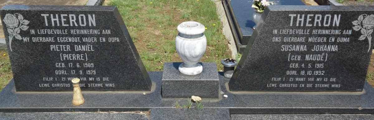 THERON Pieter Daniel 1909-1979 &amp; Susanna Johanna NAUDE 1915-1992