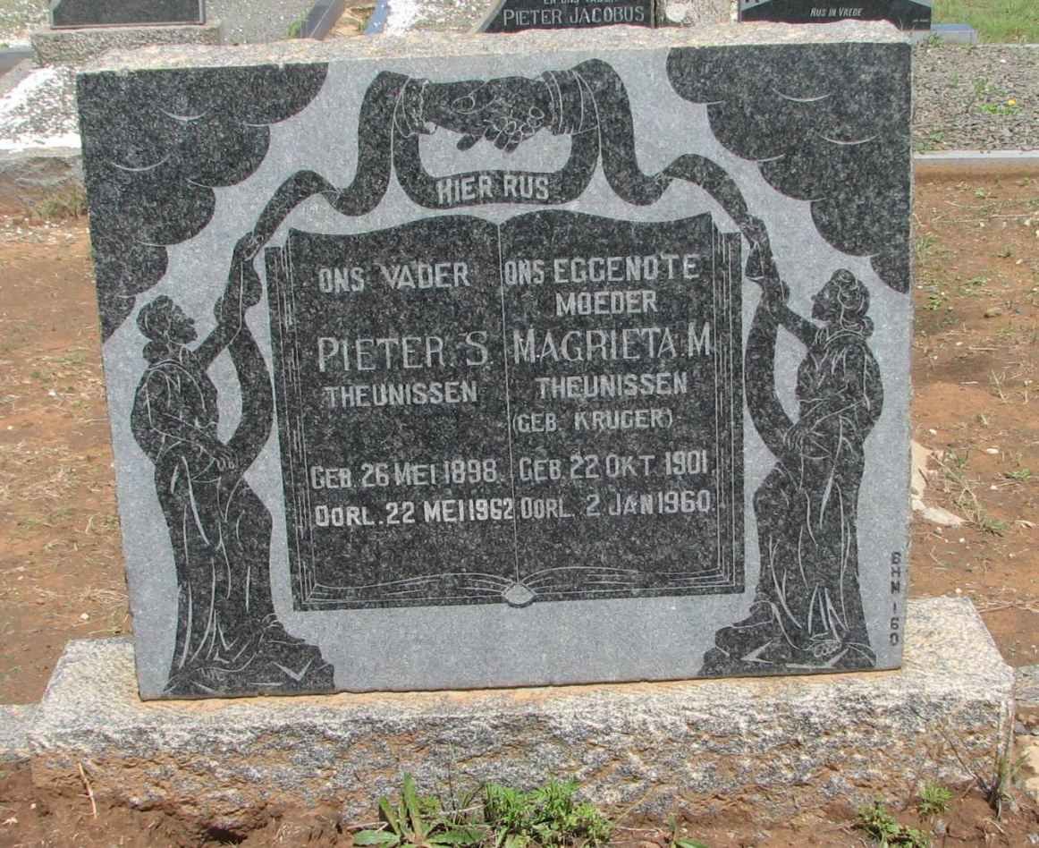 THEUNISSEN Pieter S. 1898-1962 &amp; Magrieta M. KRUGER 1901-1960