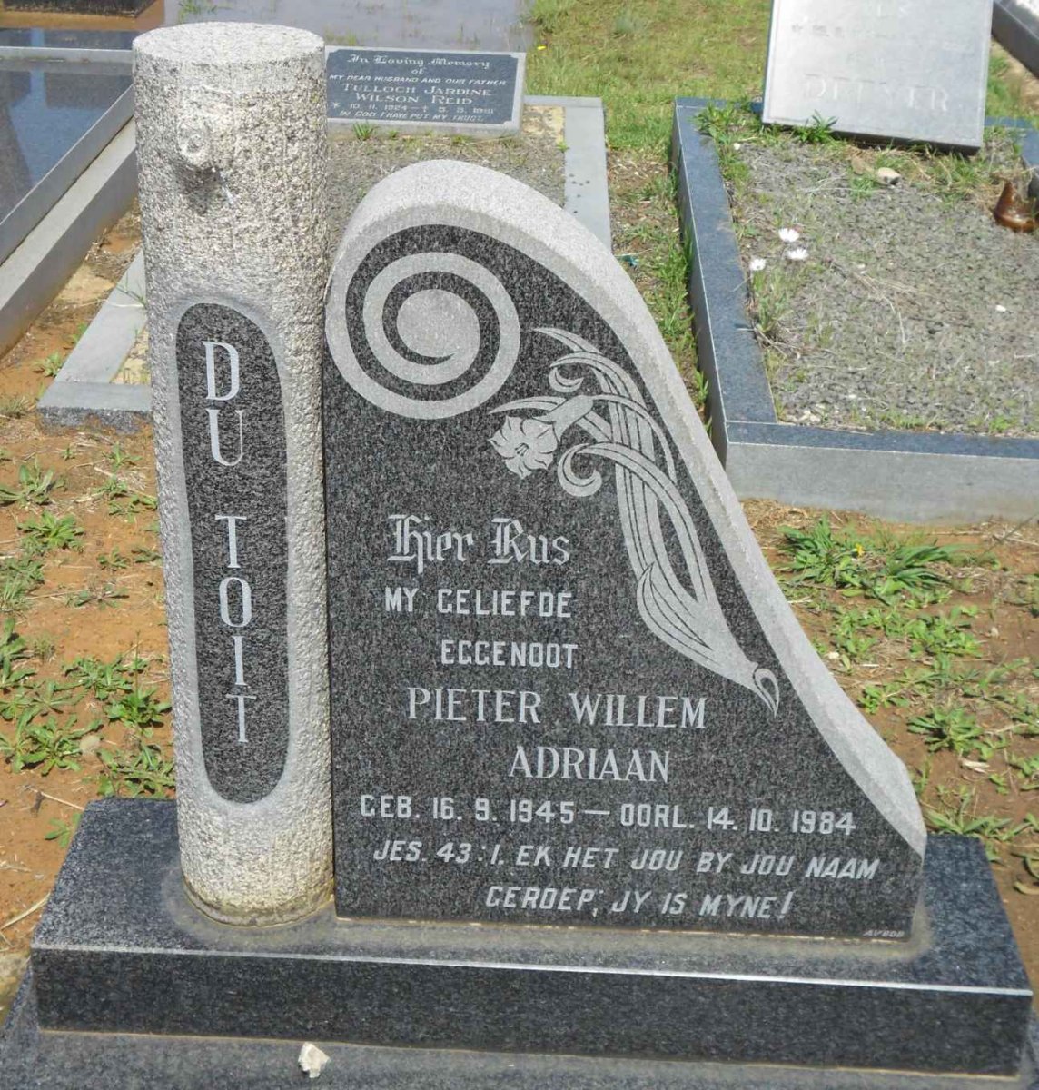 TOIT Pieter Willem Adriaan, du 1945-1984