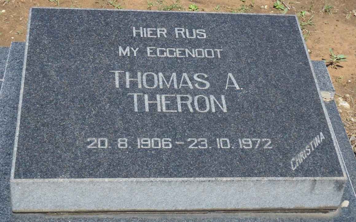 THERON Thomas A. 1906-1972