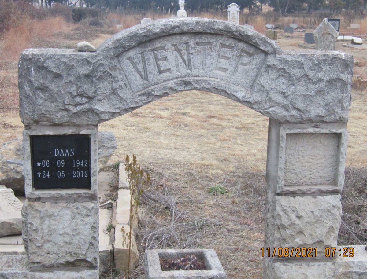 VENTER Daan 1942-2012