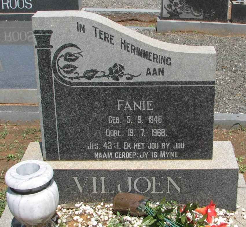 VILJOEN Fanie 1946-1968
