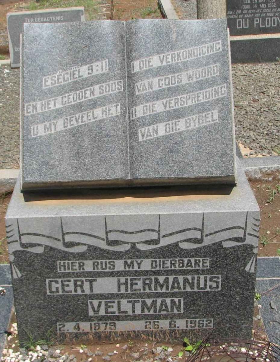 VELTMAN Gert Hermanus 1879-1962