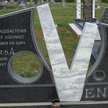 VENTER Erasmus A. 1909-1987 &amp; Aletta G.S. 1916-1992