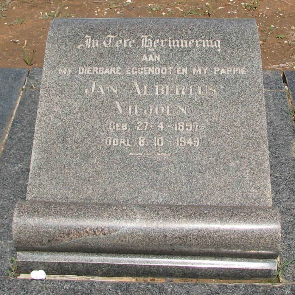 VILJOEN Jan Albertus 1897-1949