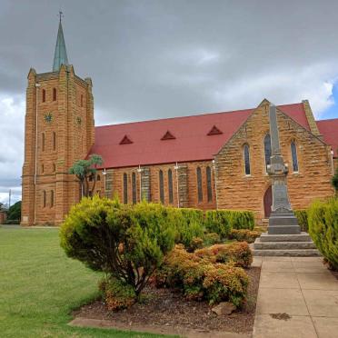Free State, FOURIESBURG, NG Kerk, Burghermonument