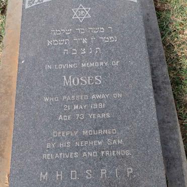 BERNSTEIN Moses -1981