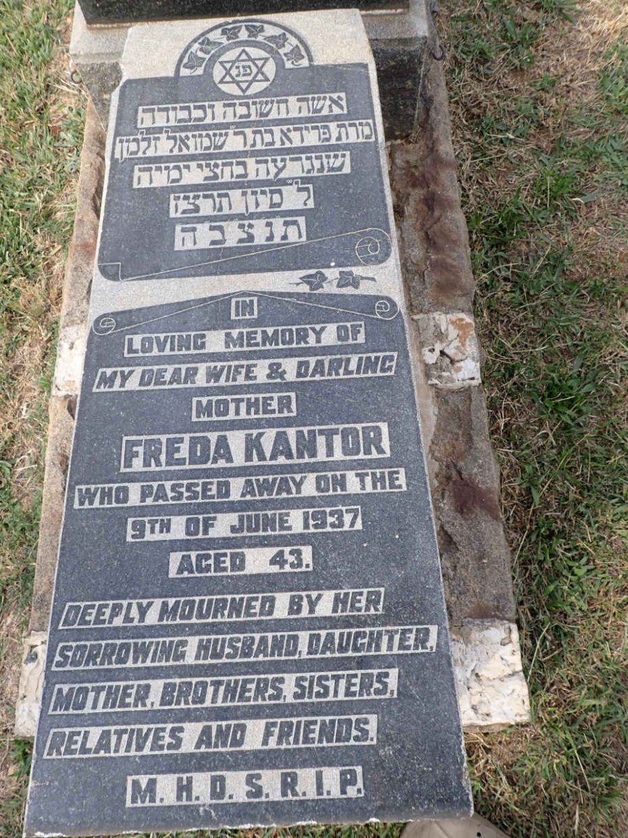 KANTOR Freda -1937