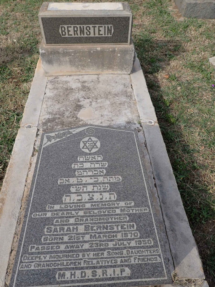 BERNSTEIN Sarah 1870-1950