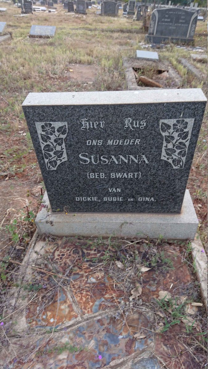 ? Susanna nee SWART 