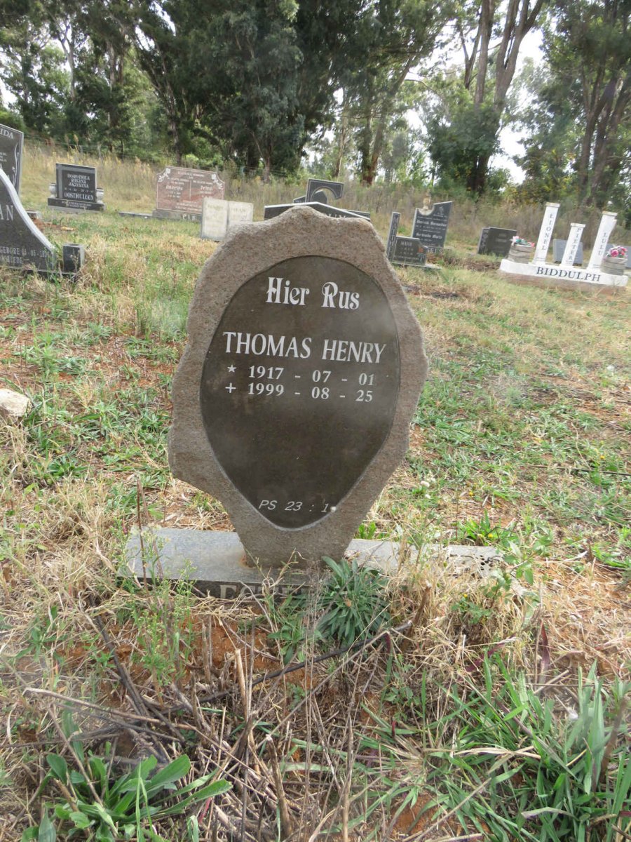 ? Thomas Henry 1917-1999