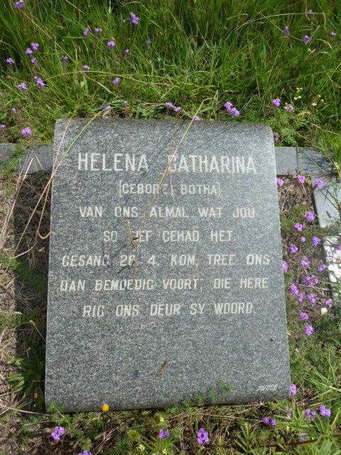 ? Helena Catharina nee BOTHA