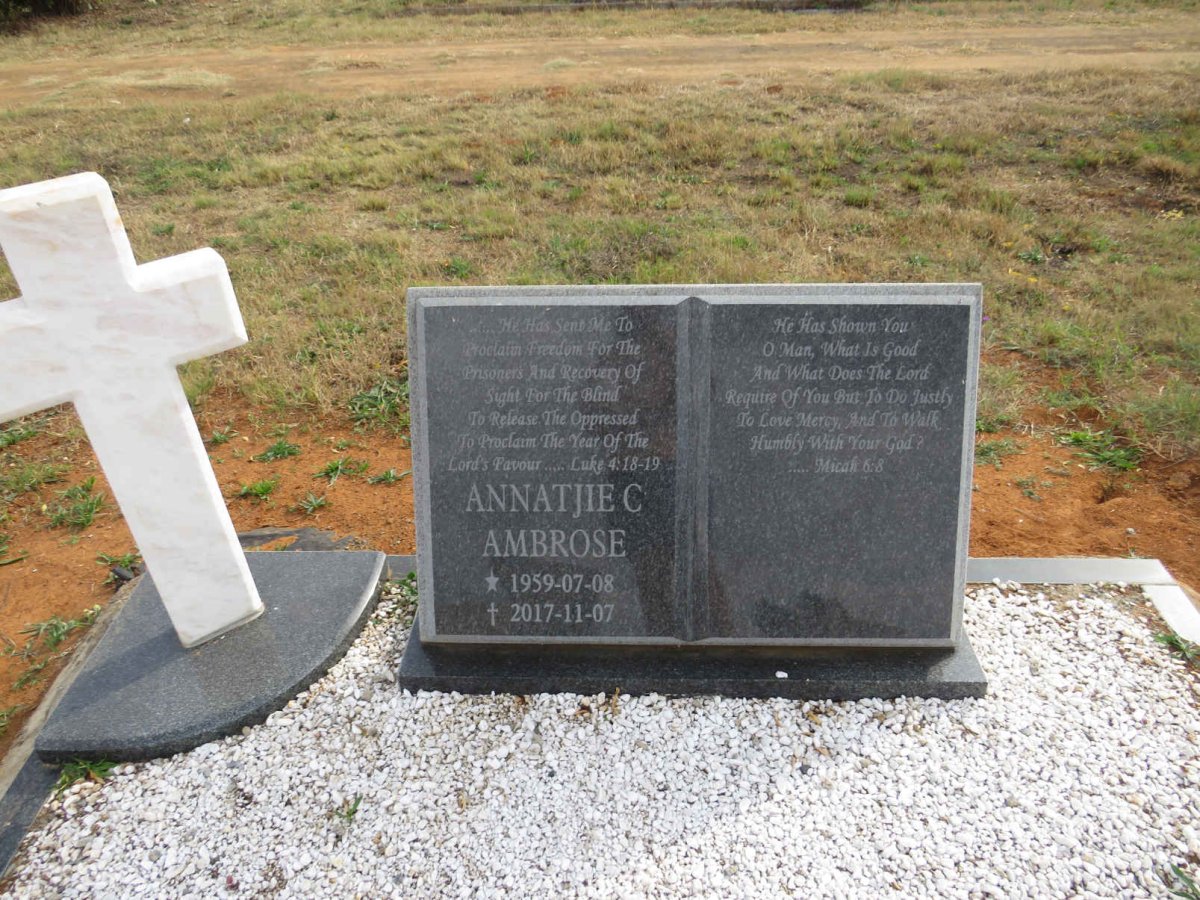 AMBROSE Annatjie C. 1959-2017