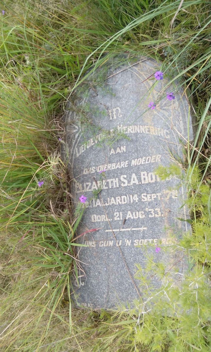BOTHA Elizabeth S.A. nee TALJARD 1879-1933