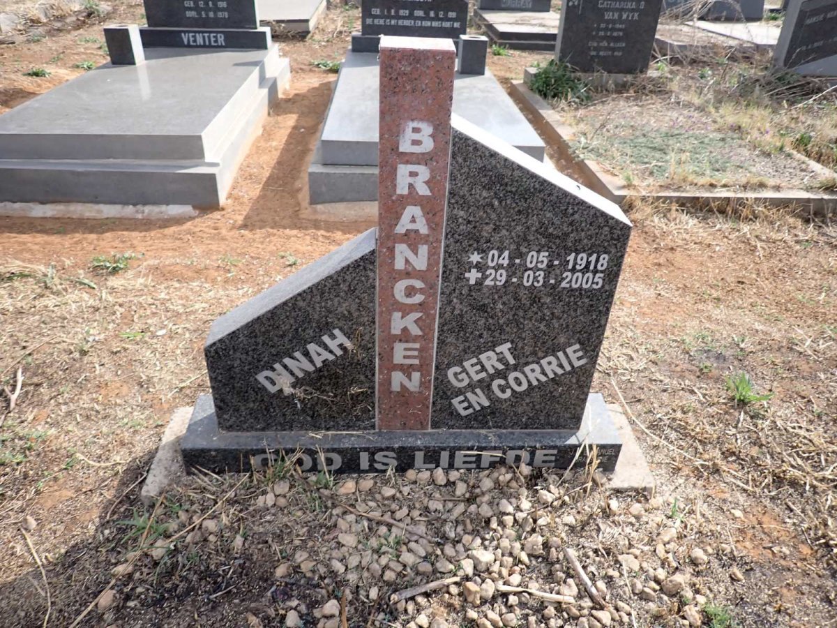 BRANCKEN Dinah 1918-2005