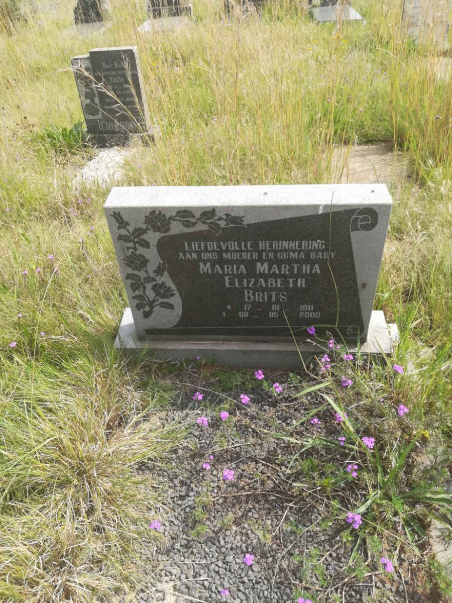 BRITS Maria Martha Elizabeth 1911-2000
