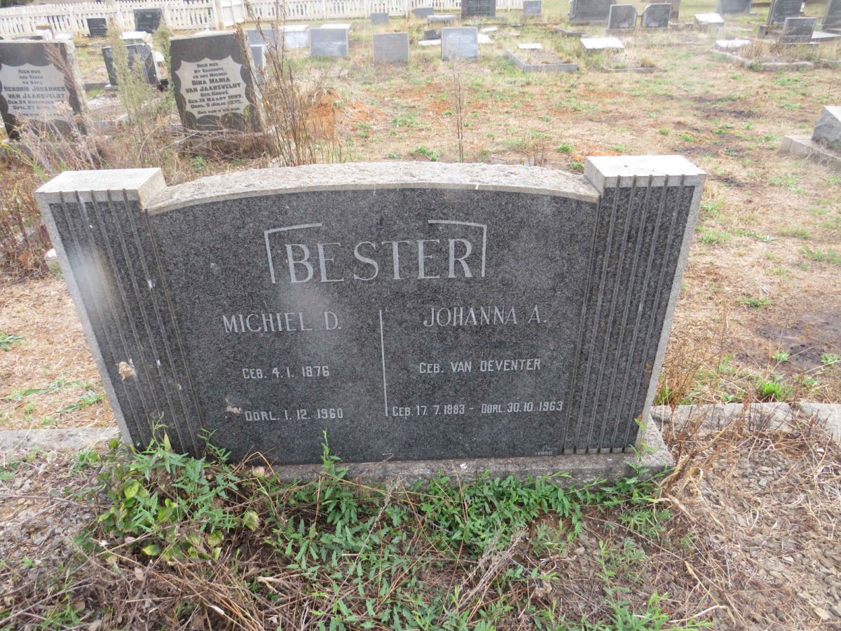BESTER Michiel D. 1876-1960 & Johanna A. 1883-1963