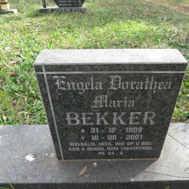 BEKKER Engela Dorathea Maria 1909-2001
