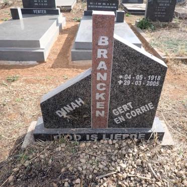 BRANCKEN Dinah 1918-2005