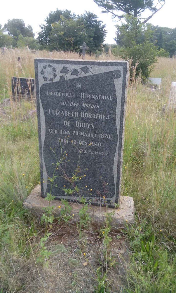 BRUYN Elizabeth Dorathea, de 1870-1946