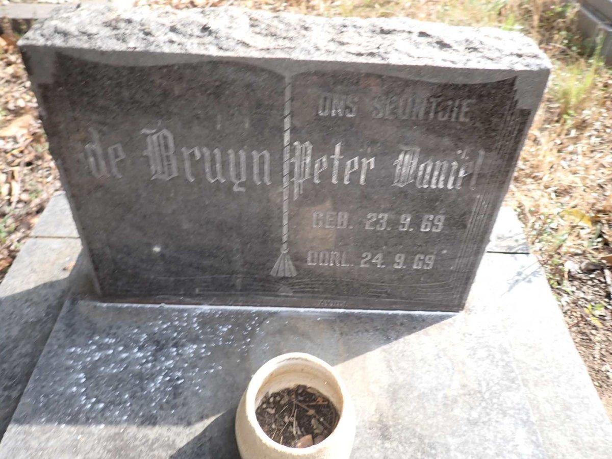 BRUYN Peter Daniel, de 1969-1969
