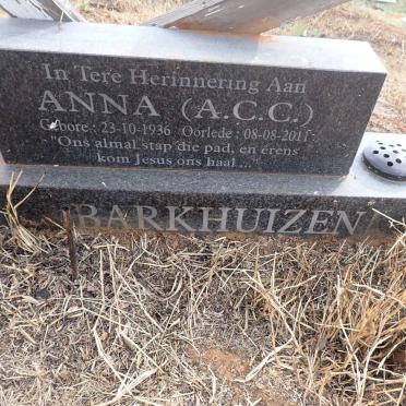 BARKHUIZEN A.C.C. 1936-2011