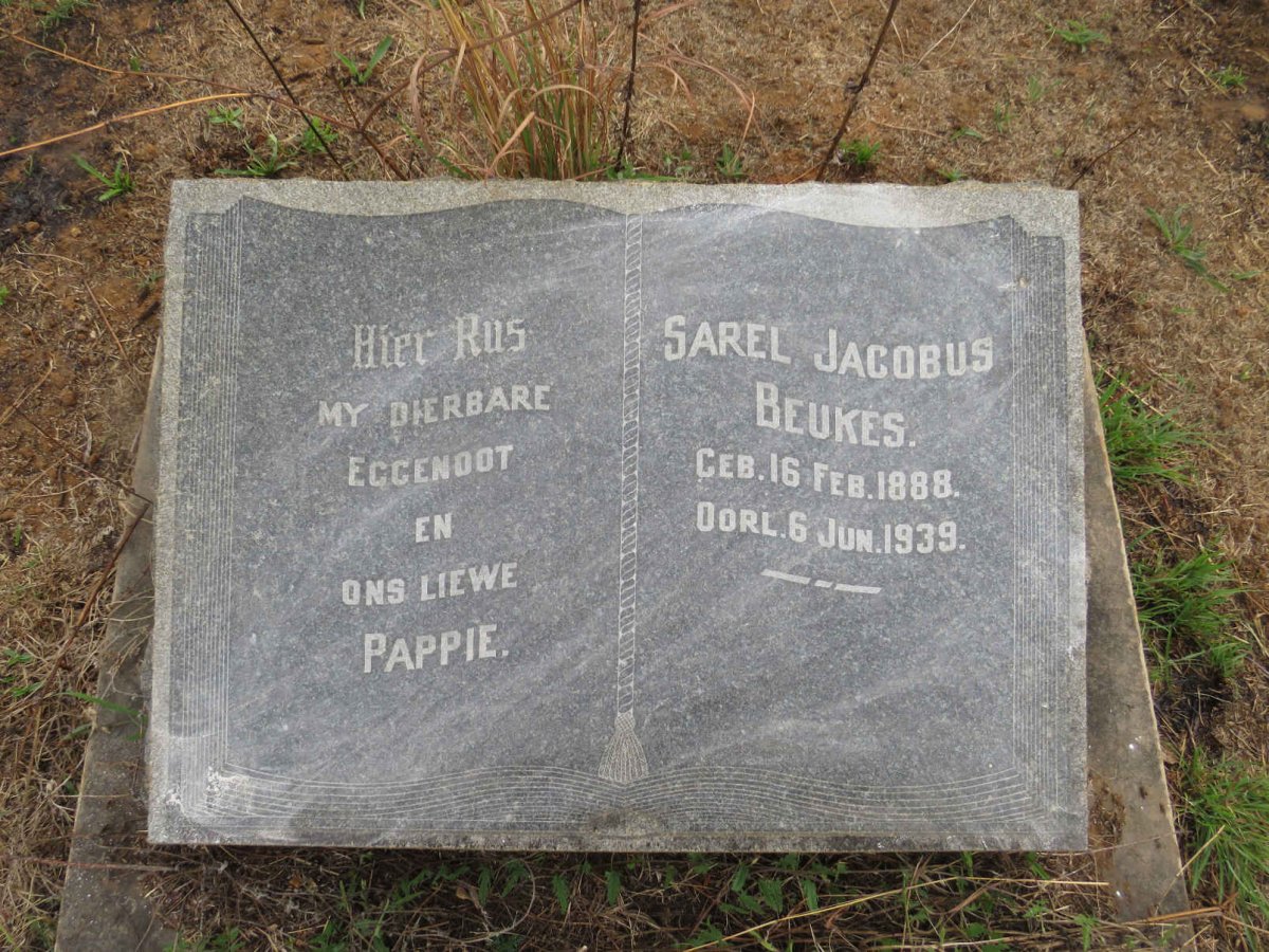 BEUKES Sarel Jacobus 1888-1939