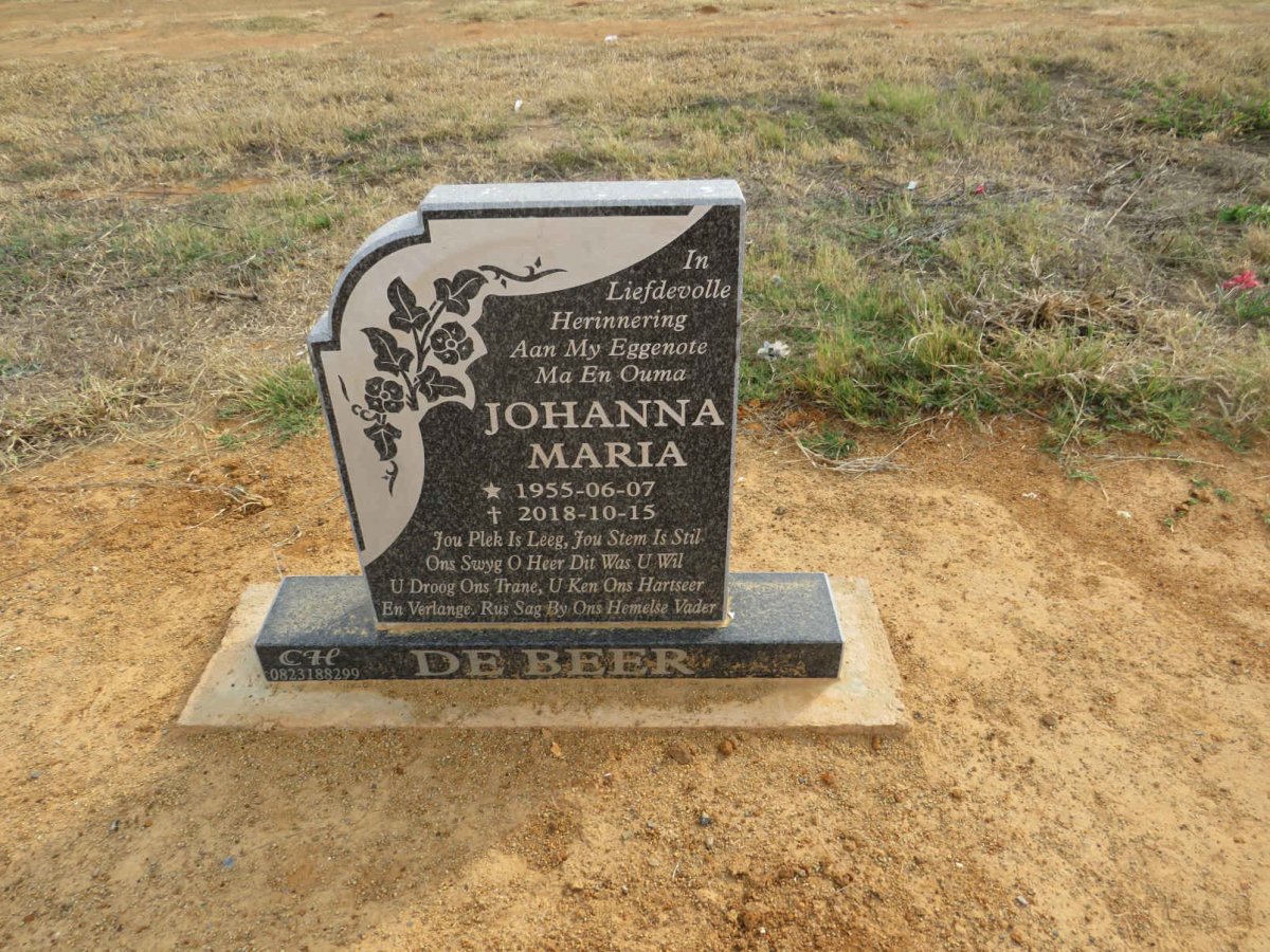 BEER Johanna Maria, de 1955-2018