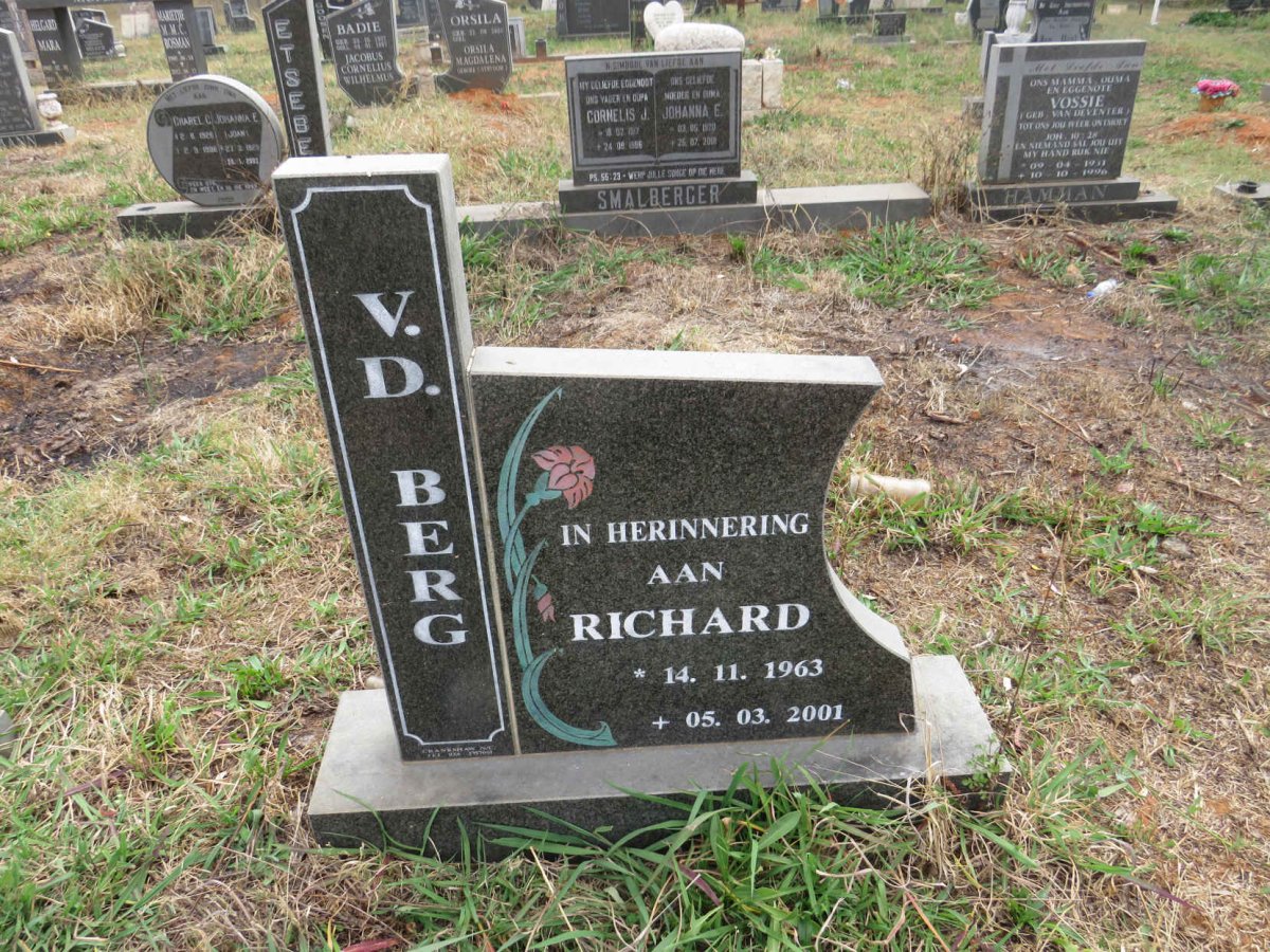 BERG Richard, v.d. 1963-2001