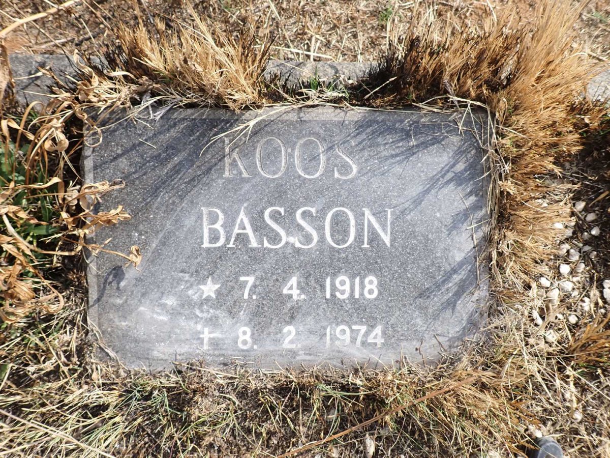 BASSON Koos 1918-1974