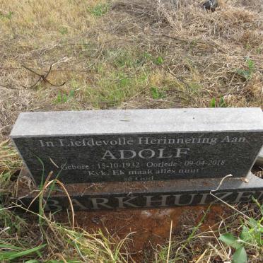 BARKHUIZEN Adolf 1932-2018