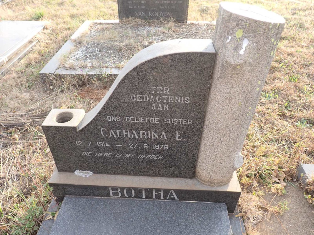 BOTHA Catharina E. 1914-1976