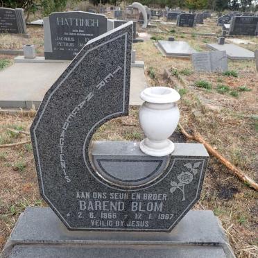 BLOM Barend 1966-1987