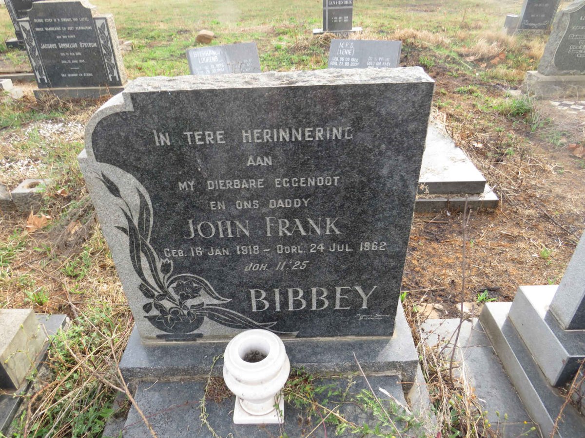 BIBBEY John Frank 1918-1962