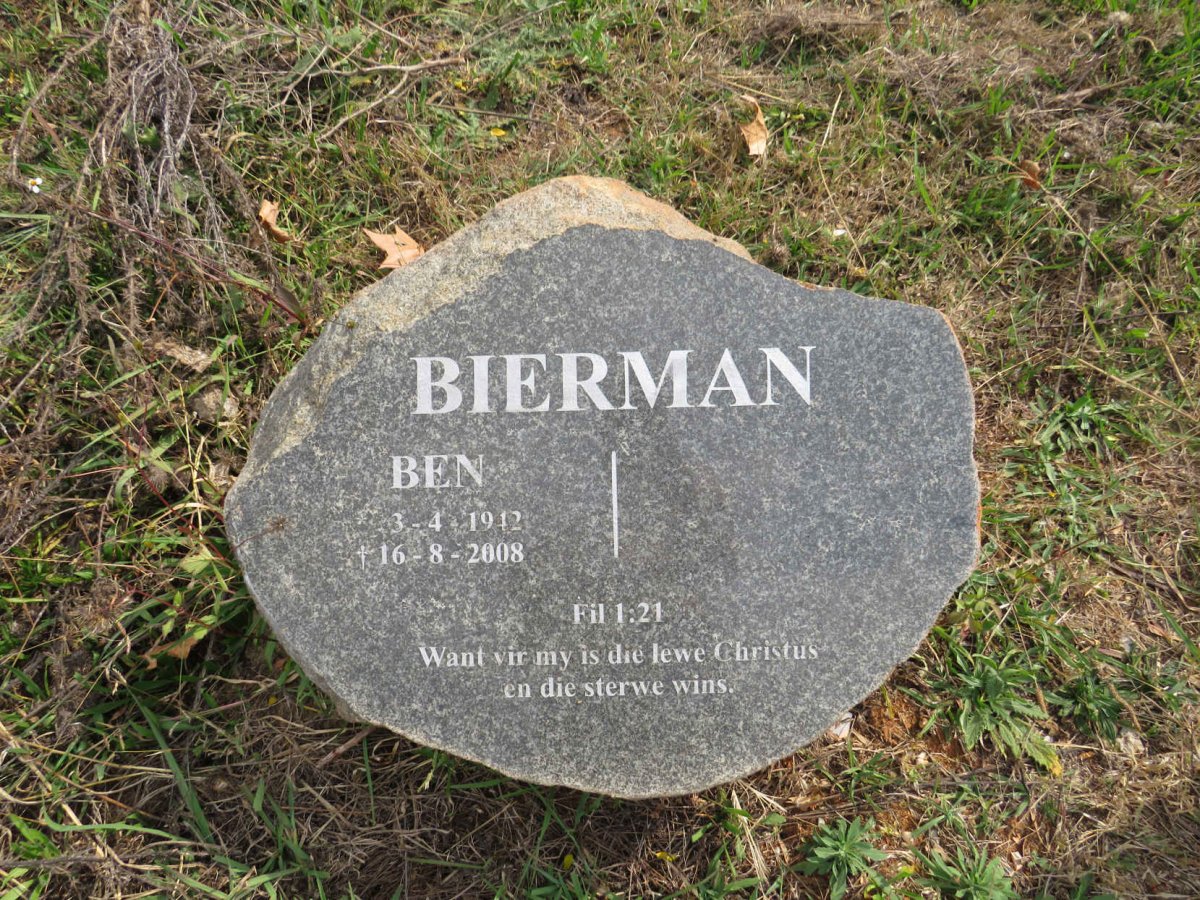 BIERMAN Ben 1942-2008