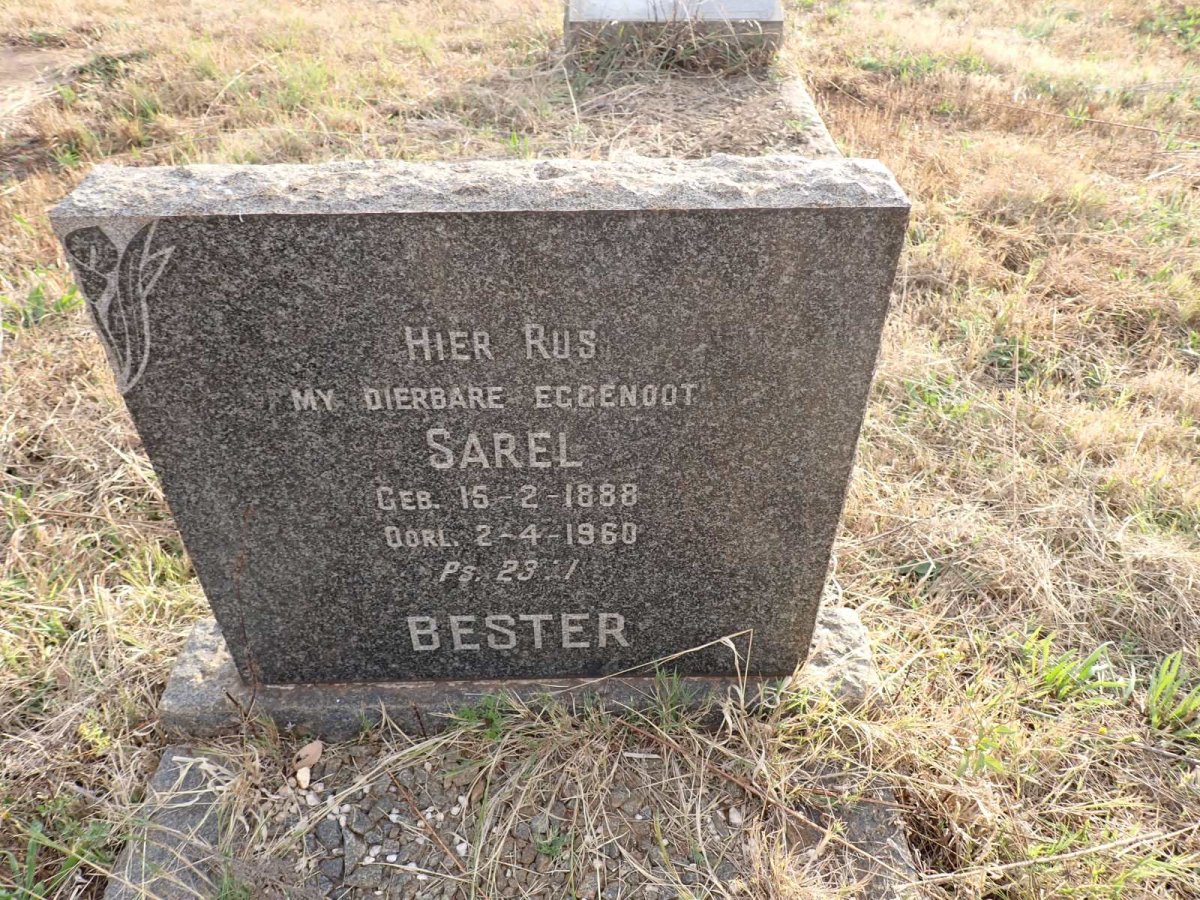 BESTER Sarel 1888-1960