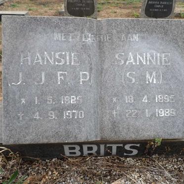 BRITS J.J.F.P. 1885-1970 & S.M. 1895-1989