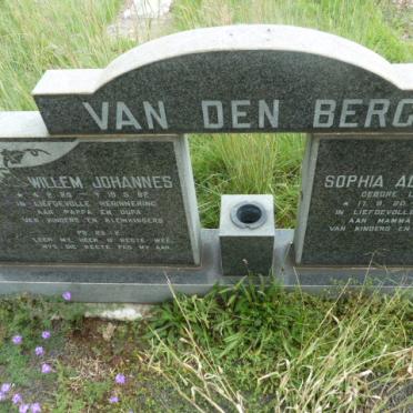 BERG Willem Johannes, van den 1920-1982 &amp; Sophia Adriana LABUSHAGNE 1920-