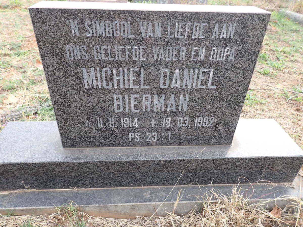 BIERMAN Michiel Daniel 1914-1992