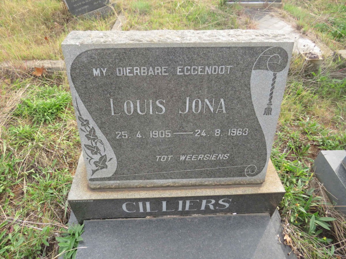 CILLIERS Louis Jona 1905-1963