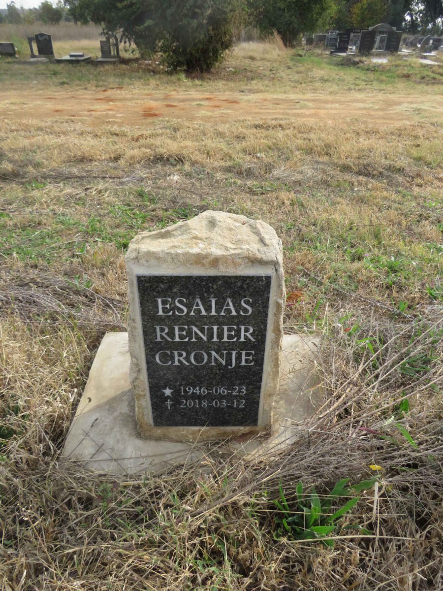 CRONJE Esaias Renier 1946-2018