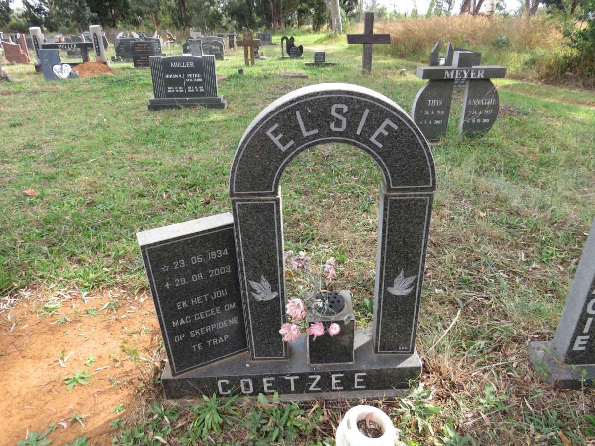 COETZEE Elsie 1934-2003