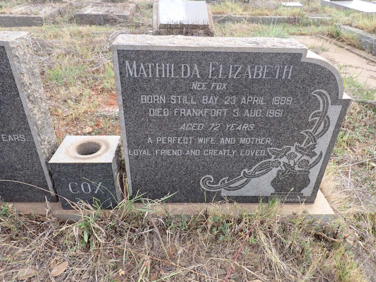 COX Herbert Walter 1873-1966 & Mathilda Elizabeth FOX 1889-1961 _1