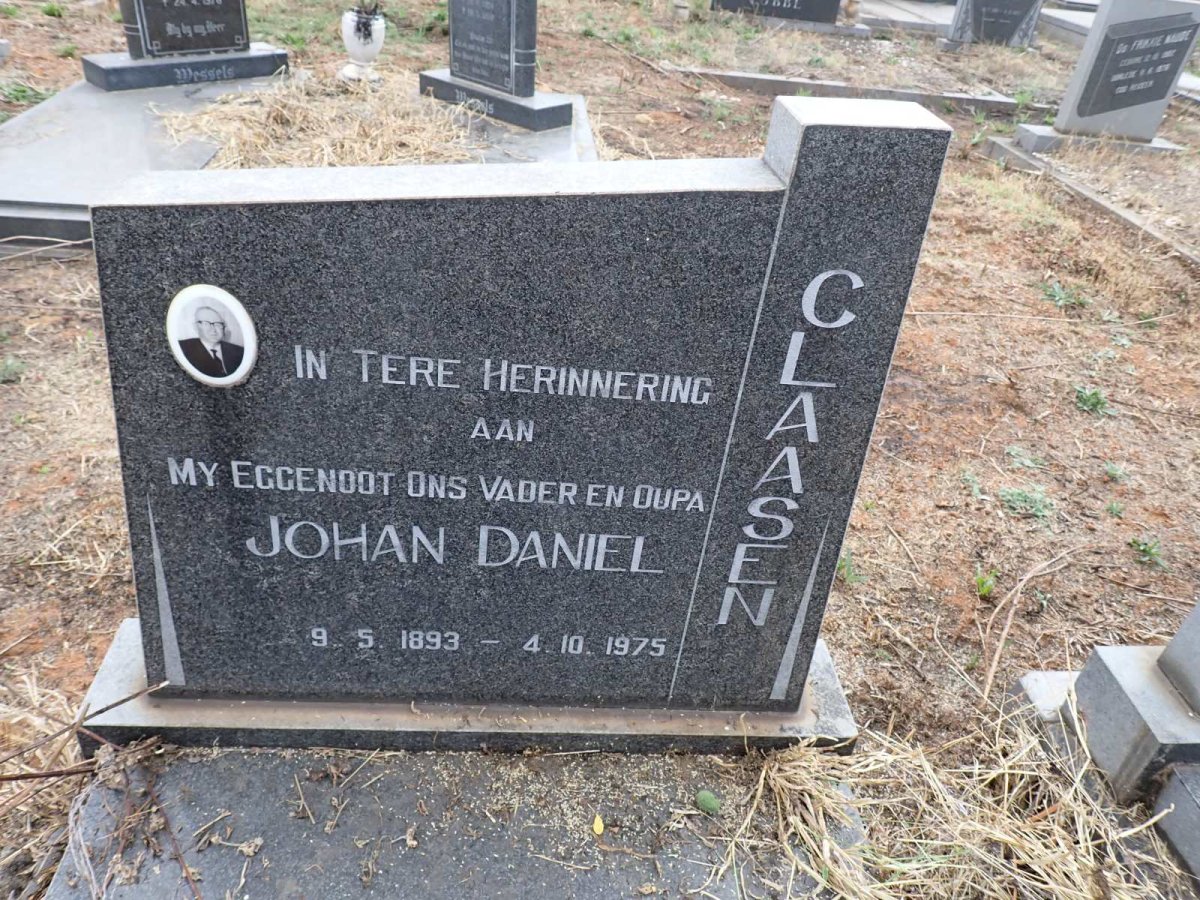 CLAASEN Johan Daniel 1893-1975